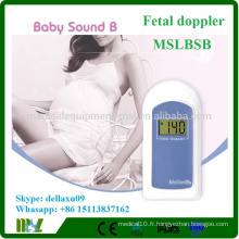 2016 Ensemble de son nouveau bébé Système Doppler à main / fœtus MSLBSB-A